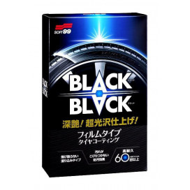 Soft99 BLACK BLACK Hard Tire Coat 110ml - zabezpieczenie opon do 60 dni